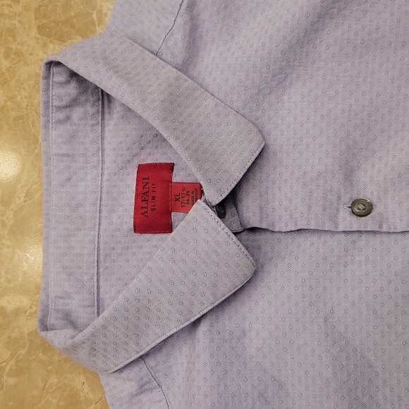 Alfani Slim Fit Mens Dress Shirt Xl 